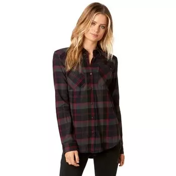 Велорубашка женская Fox Flown Flannel Midnight 2018