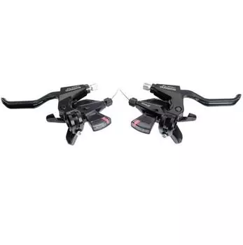 Велоручки тормозные с переключателем Shimano Altus, комплект, 3x8 скоростей, ST-M310 2PTAL