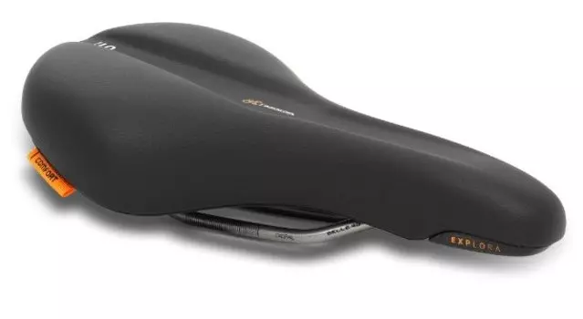 Велоседло SELLE ROYAL, Explora Moderate, 272х171мм, 415гр, черное, 02-300476