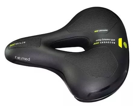 Велоседло SELLE ROYAL, Remed City Relaxed, 249x207мм, 608гр, черное, 02-300462