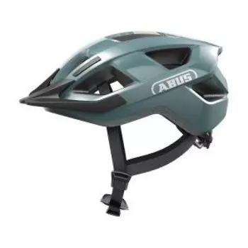 Велошлем ABUS ADURO 3.0, с регулировкой, 13 отверстий, сетка от насекомых, 300гр, голубой, 05-0091311