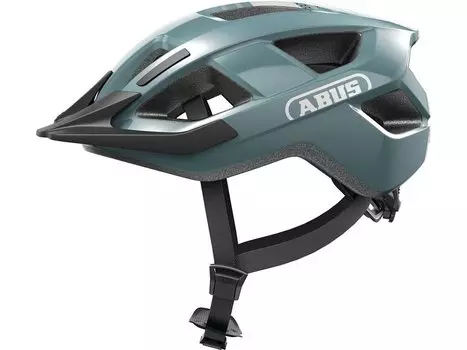 Велошлем ABUS ADURO 3.0, с регулировкой, 13 отверстий, сетка от насекомых, 300гр, голубой, 05-0091311 (M (52-58см))