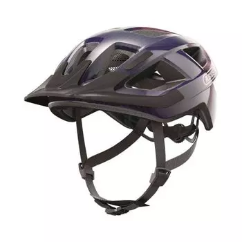 Велошлем ABUS ADURO 3.0 светоотр элемент с регулир, сетка от насекомых, фиолетовый, 05-0002122 (Размер: M (52-58 мм))