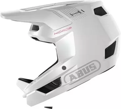 Велошлем ABUS DH/FR фуллфэйс, HiDrop, DD застежка, 1070гр, белый, 05-0098096 (M (57-58см))