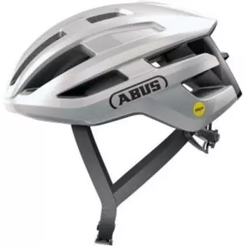 Велошлем ABUS ШОССЕ / ROAD POWERDOME MIPS, 17 отверстий, с регулировкой, серебристый, 05-0097993