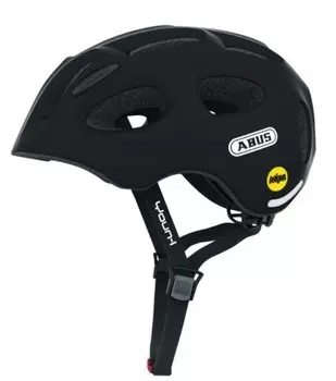 Велошлем ABUS YOUN-I MIPS детский, с LED фонариком, 17 отверстий, черный, 280гр. 05-0038812