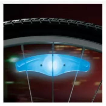 Фонарь велосипедный CAT EYE SL-LD120-WR ORBIT, на спицы, синий, CE5442401