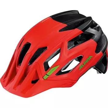 Велошлем Alpina Garbanzo, красно-черный, 2018