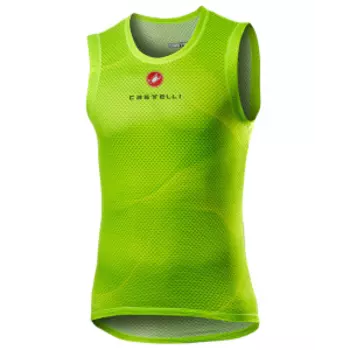 Велобелье нательное Castelli PRO MESH, жёлтый fluo, 4520029