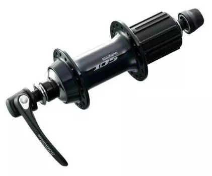 Велосипедная втулка Shimano 105 FH-5700, задняя, под кассету, 32 отверстия 8-10 скоростей, QR, EFH5700BYL