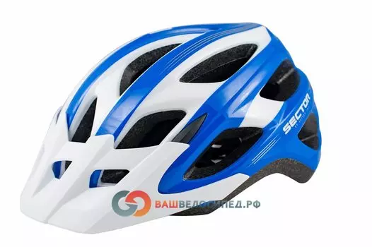 Велошлем AUTHOR Sector 122 Blu, сине-белый