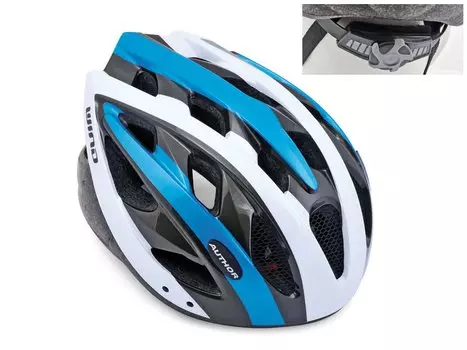 Велошлем AUTHOR Wind 101 Blu, сине-белый