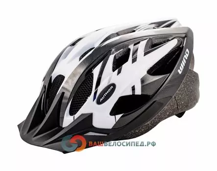 Велошлем AUTHOR Wind 143 Black, черно-белый