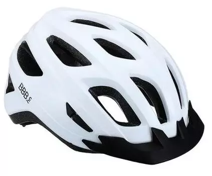 Велошлем BBB, Capital glossy white, 2020, BHE-165