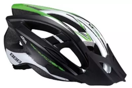 Велошлем BBB Jaya BHE-28, черно-зеленый