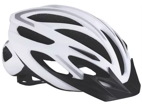 Велошлем BBB Taurus BHE-26, белый/серебро