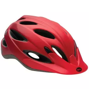 Велошлем Bell PISTON mat red comet, матовый красный