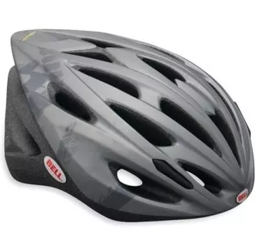 Велошлем Bell SOLAR matte titanium linear, матовый серый