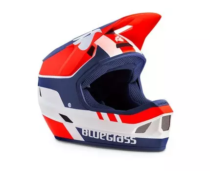 Велошлем Bluegrass Legit, White/Red/Blue, 2020