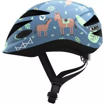 Велошлем детский ABUS Hubble 1.1, blue horse