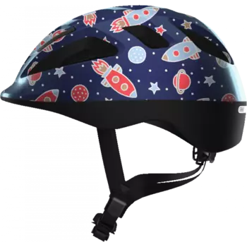 Велошлем детский ABUS SMILEY 2.0, синий космос