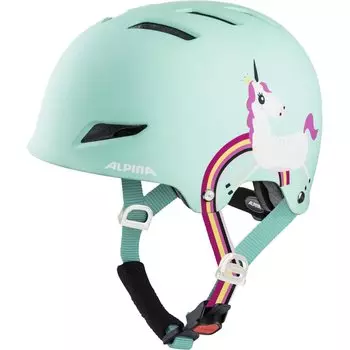 Велошлем детский Alpina Alpina Park Jr. Mint unicorn 2019