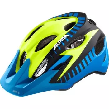 Велошлем детский Alpina Carapax Jr, Flash, сине-желто-черный, 2018