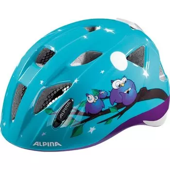Велошлем детский ALPINA XIMO Flash, owls, 2017