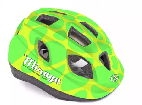Велошлем детский AUTHOR Mirage 198 INMOLD, зелено-желтый, 8-9089973 (Размер: 48-54 см)