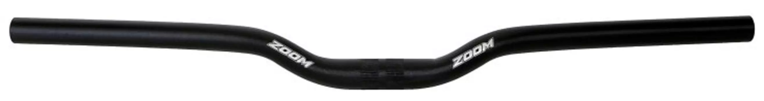 Руль велосипедный ZOOM МТВ/турист. изогнутый 15`, со шкалой, 22,2 / 25,4 x 600 х 30 мм, черный, 5-403865