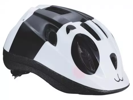 Велошлем детский BBB Boogy, панда, черно-белый, S (48-54 см), BHE-37