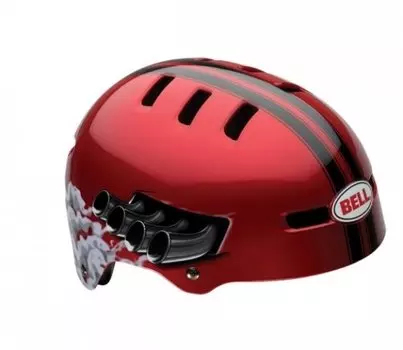 Велошлем детский Bell FRACTION red daytona