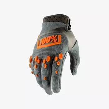 Велоперчатки 100% Airmatic Glove, серый, 2018