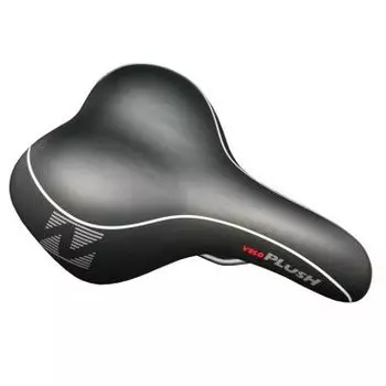 Седло велосипедное VELO, комфорт, V-Form, 262х189х59мм, гель, 497г, VL-6105