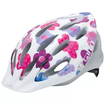 Велошлем детский Giro FLUME white/pink roses
