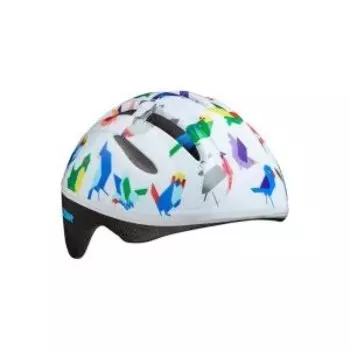 Велошлем детский Lazer Bob, белые птицы, 2020