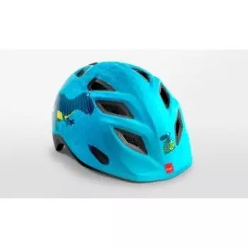 Велошлем детский Met Elfo Blue Dinosaurs 2020