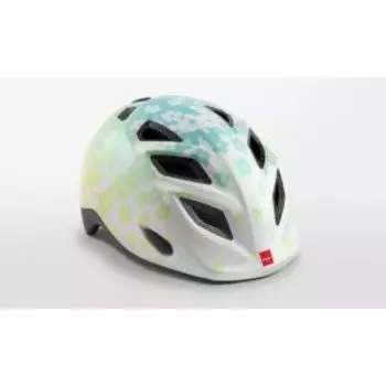Велошлем детский Met Genio Iridescent White Flowers Unisize 2019