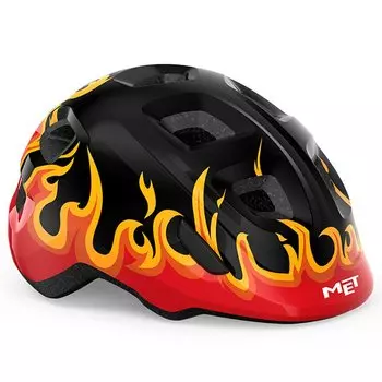 Велошлем детский Met Hooray, Black Flames, 2024, 3HM144CE00XSBF1