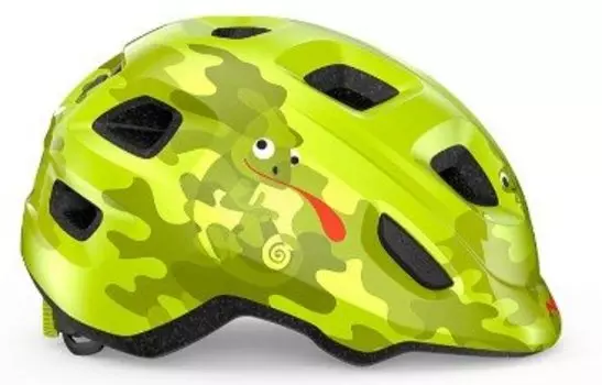 Велошлем детский Met Hooray Lime Chamaleon, 2025, 3HM144CE00SLC1 (XS (46-52см))