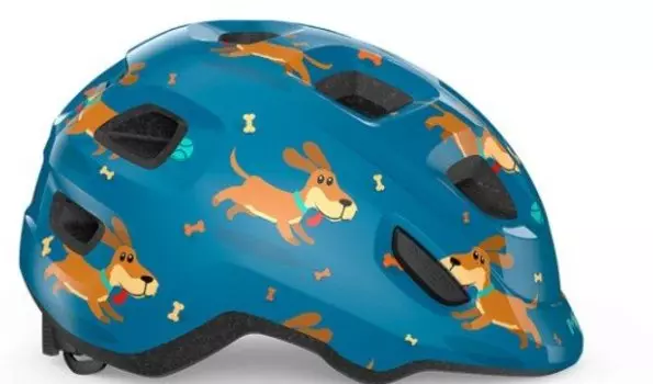 Велошлем детский Met Hooray MIPS Blue Teckel, 2025, 3HM145CE00SBT1 (XS (46-52см))