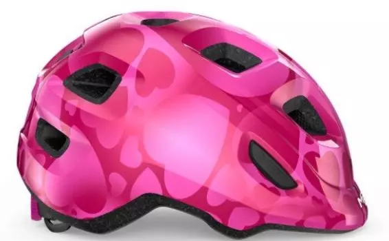 Велошлем детский Met Hooray Pink Hearts, 2025, 3HM144CE00SPH1 (XS (46-52см))