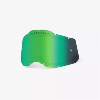 Линза для веломаски 100% RC2/AC2/ST2 Replacement Lens, Vented Dual Pane Mirror Green, 51008-660-01