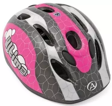 Велошлем детский/подростковый AUTHOR ULTIMA 117 PINK INMOLD (48-54см) розово-серо-черный 8-9090110