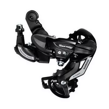 Переключатель задний SHIMANO Tourney TY500, 6/7 скоростей, крепление на петух, ERDTY500D