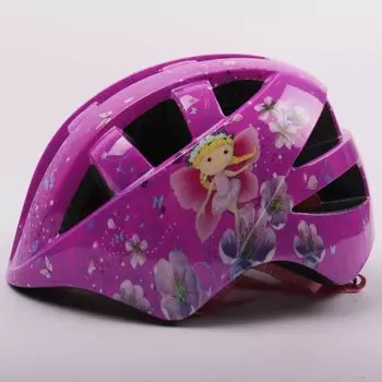 Велошлем детский Vinca Sport, IN-MOLD, с регулировкой, рисунок - "Мила", VSH 8 Mila (M (52-56см))