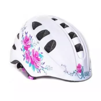 Велошлем детский Vinca Sport OUT-MOLD, белый, VSH 8 Rose