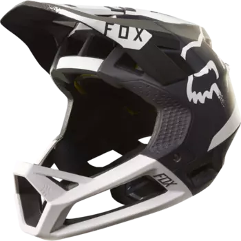 Велошлем Fox Proframe Moth Helmet, черно-белый