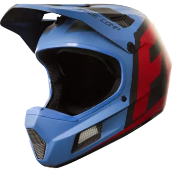 Велошлем Fox Rampage Comp Creo Helmet, сине-красный