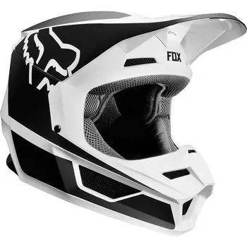 Велошлем Fox V1 Przm Helmet, Black/White